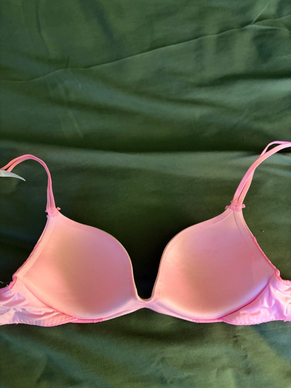 Jennifer by Aerie Pink Lace-Trim Push-Up Bra - Picture 2 of 4